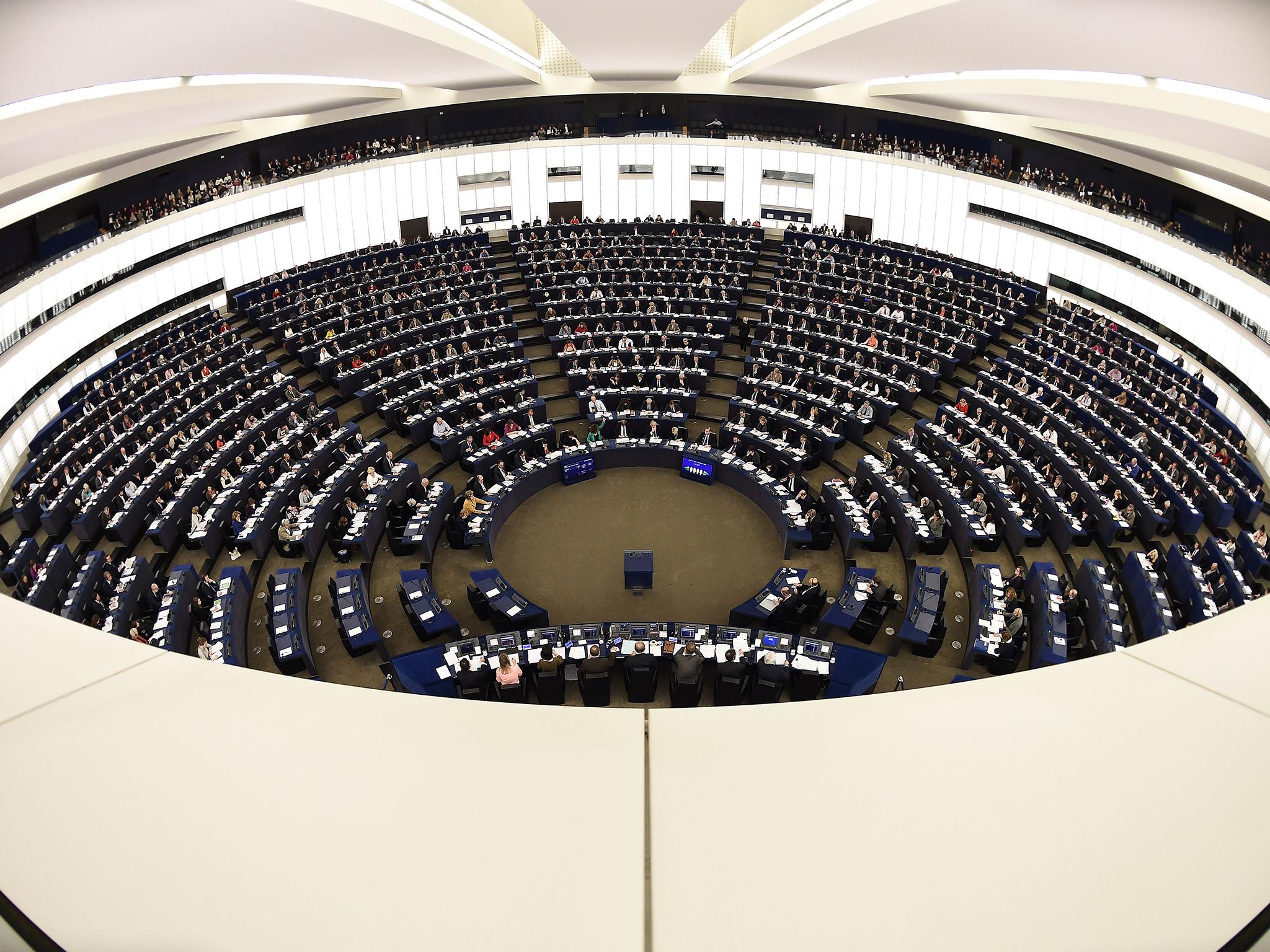 The European Parliament in Strasbourg voted on the resolution, aimed at tackling propaganda from Russia