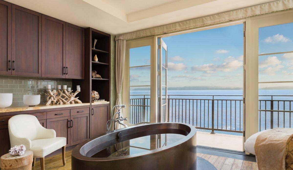 A treatment room at Terranea Resort