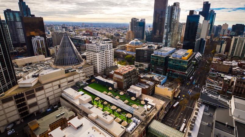 The city’s rooftops are home to everything from pools to luxurious campsites