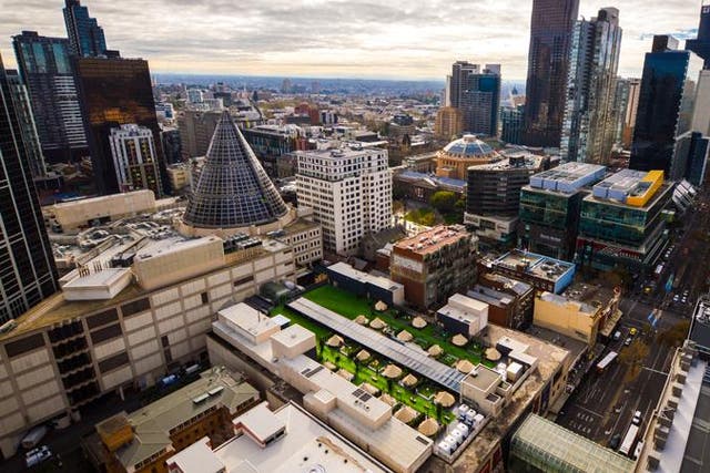 The city’s rooftops are home to everything from pools to luxurious campsites