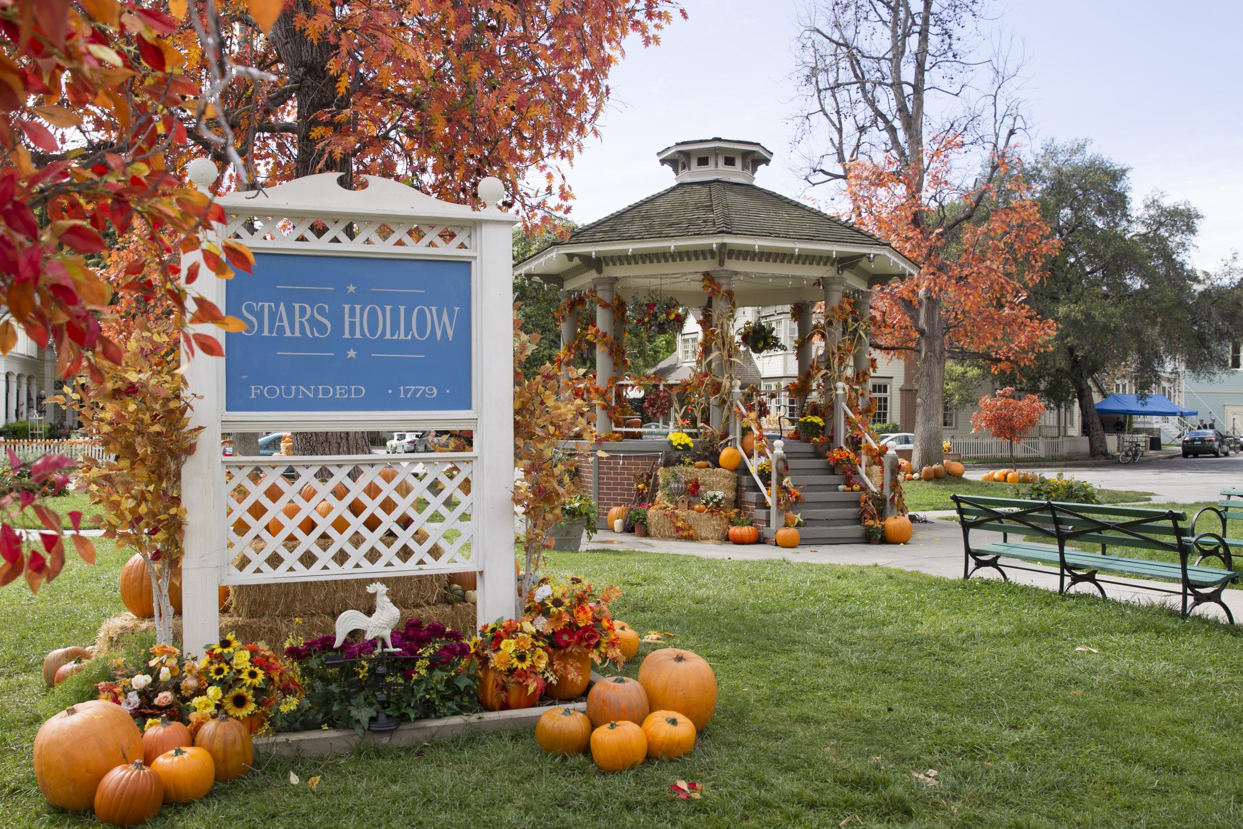 The gazebo is an excellent spot from which to people-watch