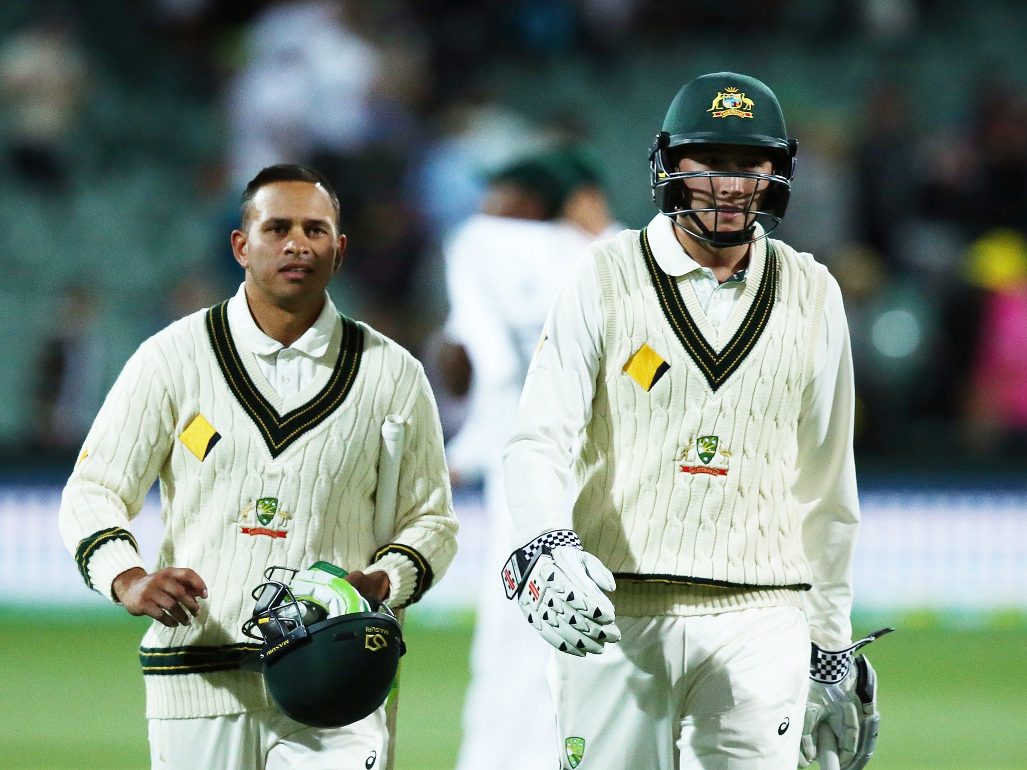 Renshaw and Khawaja will resume for Australia tomorrow