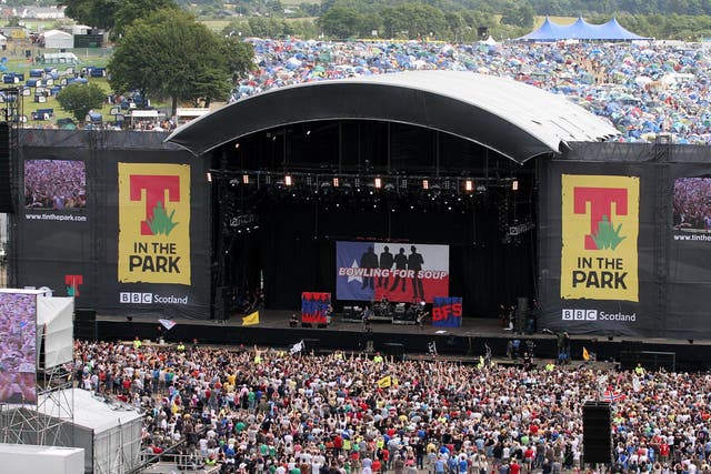 Bowling for Soup play T in the Park