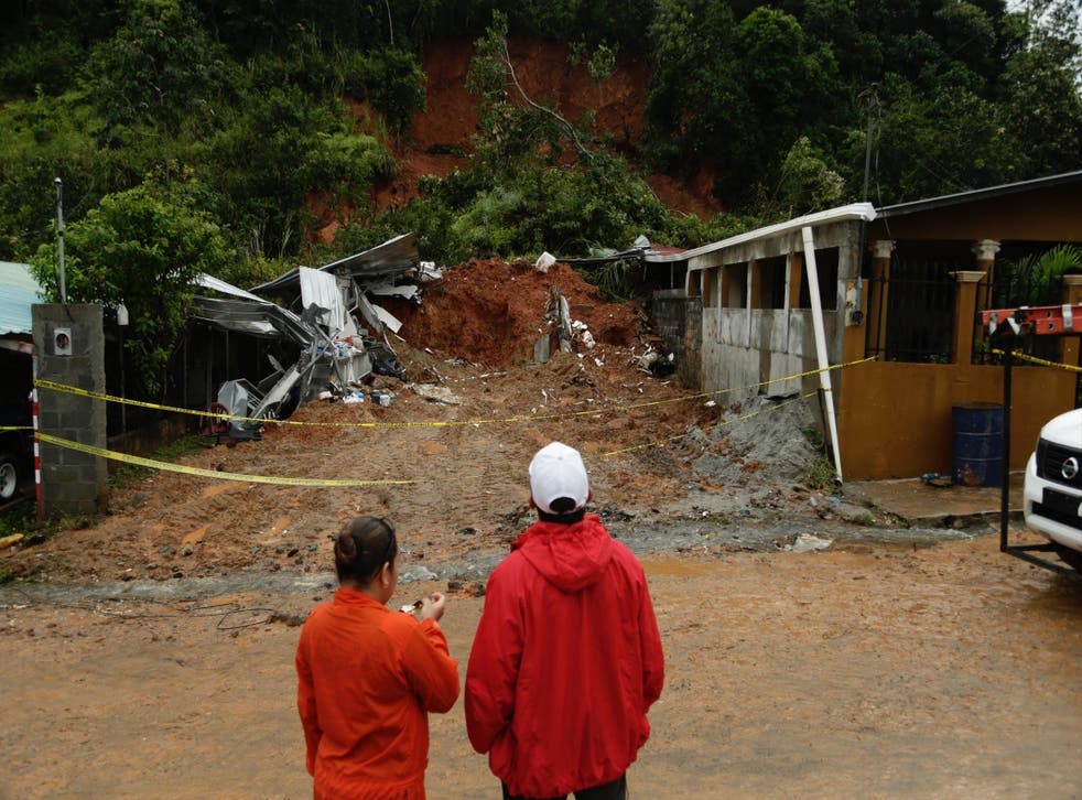Heavy rains killed four people in Panama earlier this week during the outer bands of the storm