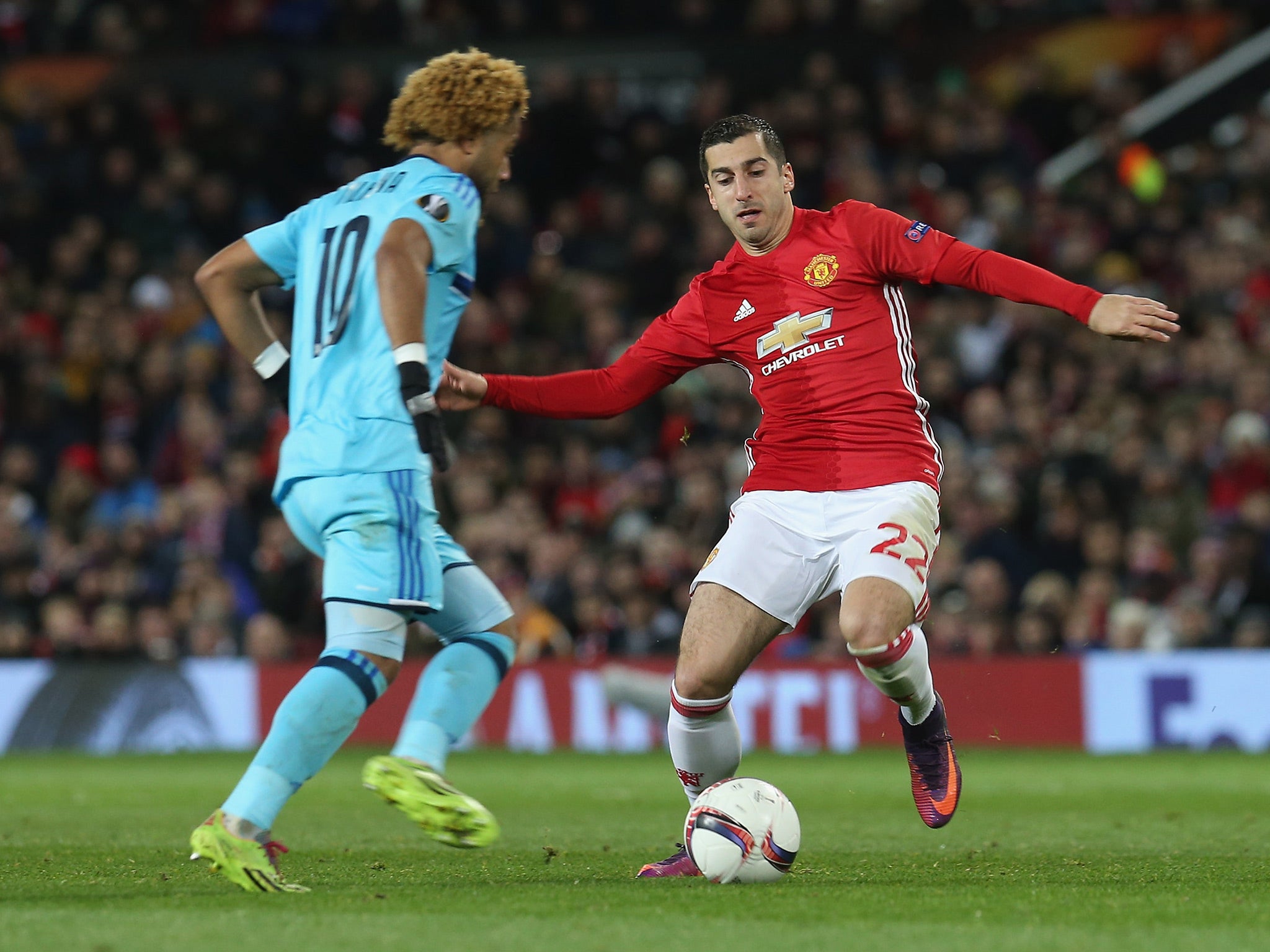 Mkhitaryan started for the first time in two months on Thursday night and impressed