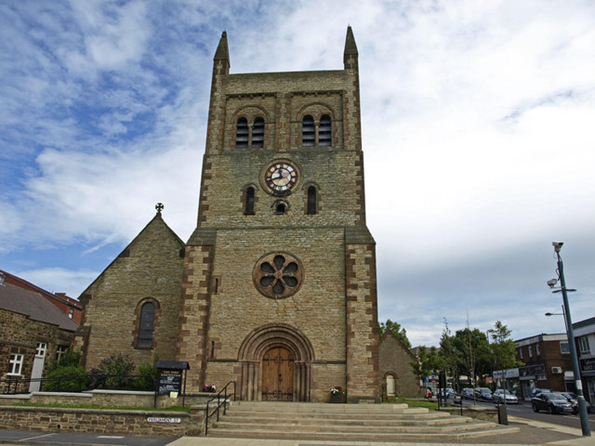 Christ Church parish church in the centre of Consett