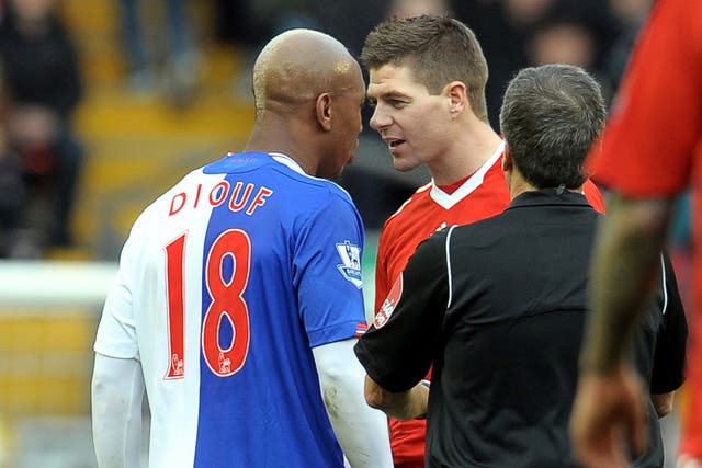  El-Hadji Diouf and Steven Gerrard have shared a bitter relationship over the years