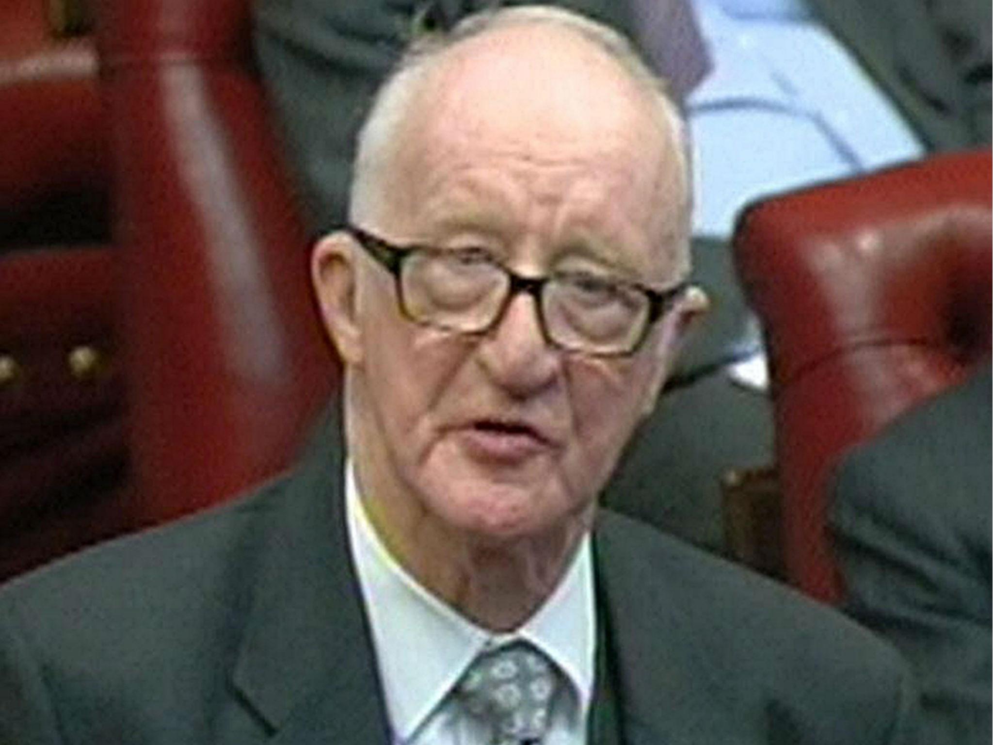 Lord Taylor died nine days after the collision in November 2016
