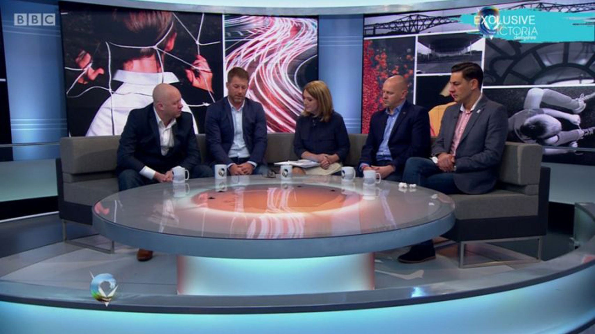 Dunford, Walters, Unsworth and Woodward speaking to BBC's Victoria Derbyshire