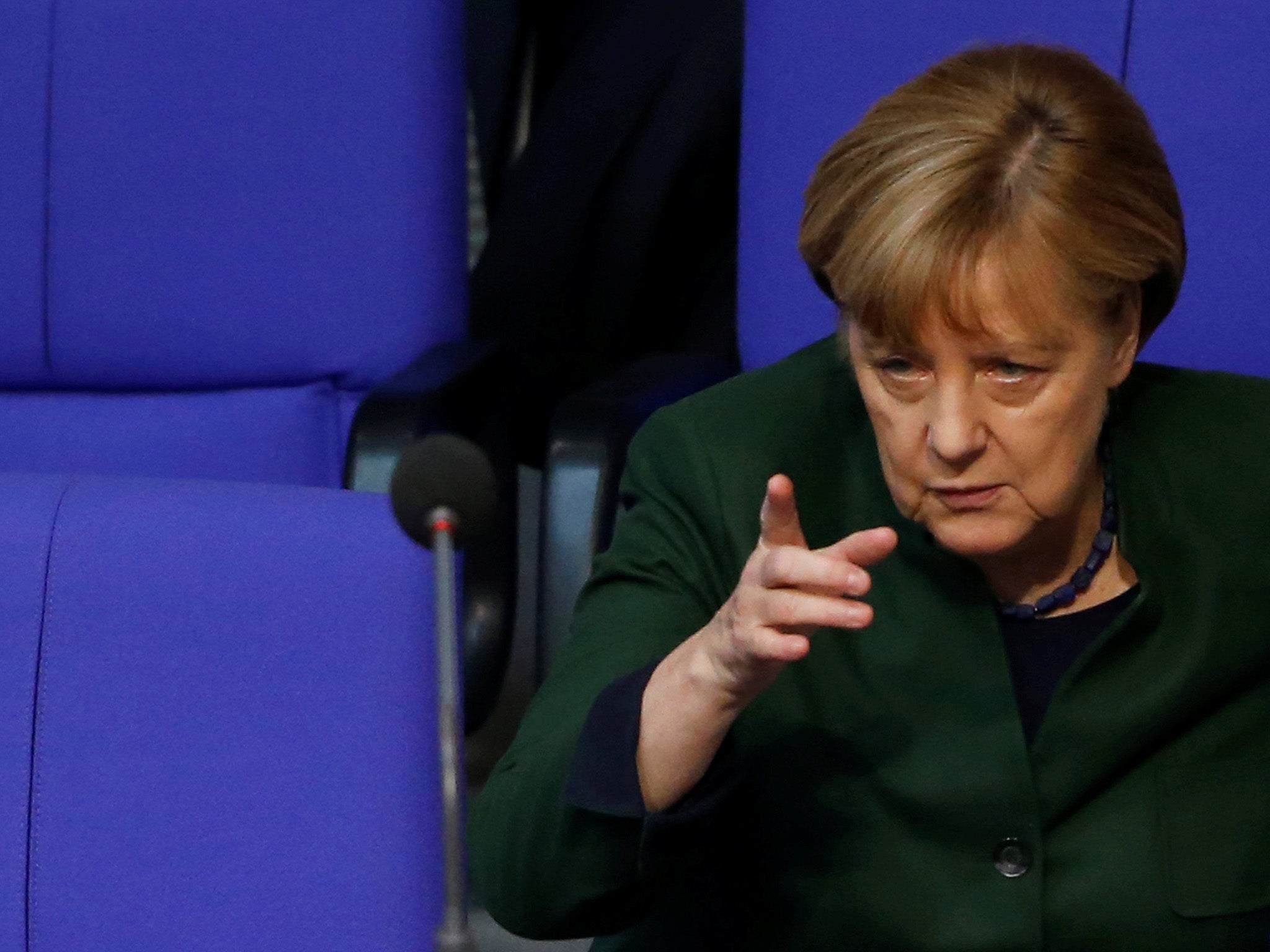 Angela Merkel has issued a warning over the boom in fake news websites ahead of the German elections