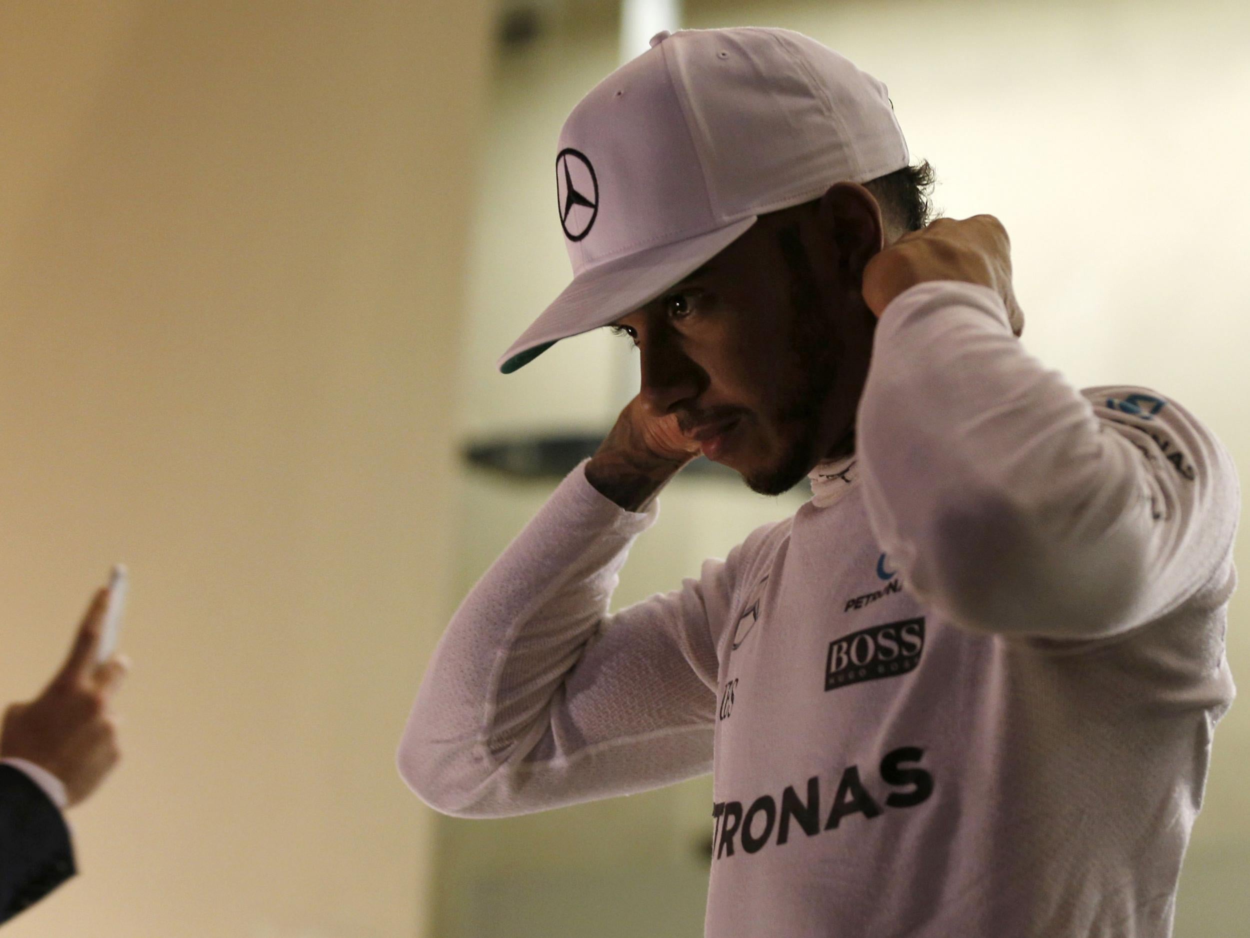 Hamilton has finished on pole in each of the last three races