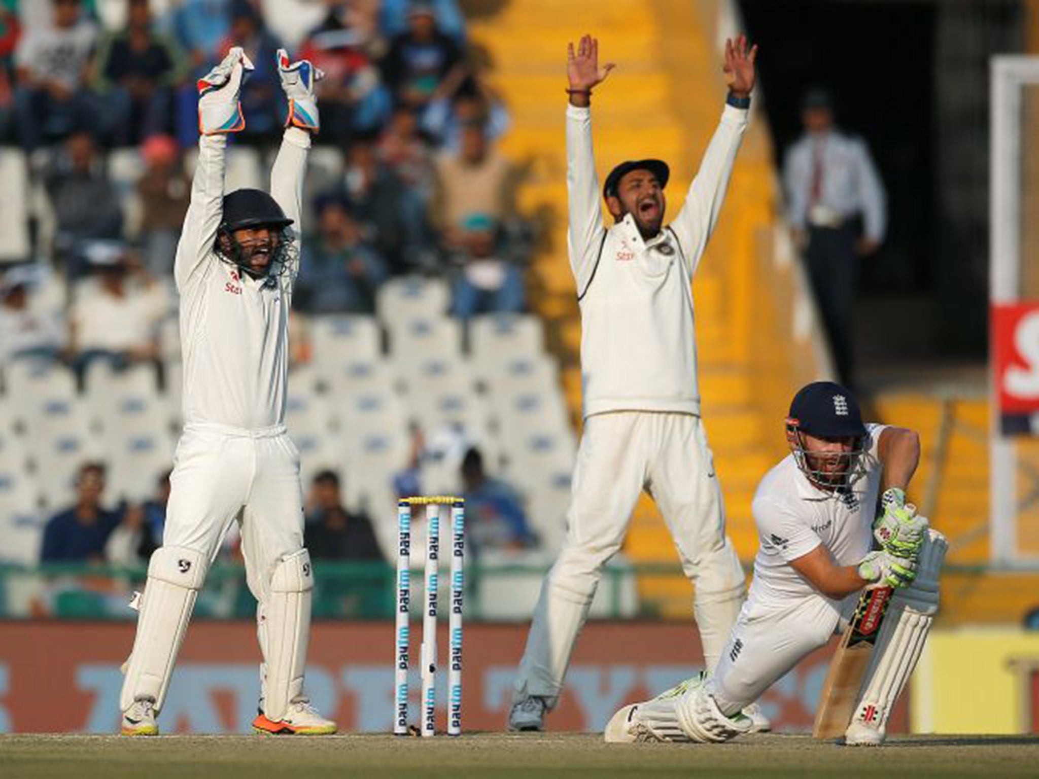 Bairstow was eventually dismissed lbw off Yadav's bowling