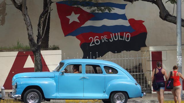 <p>Road trip: the slogans of revolution are everywhere in Cuba</p>