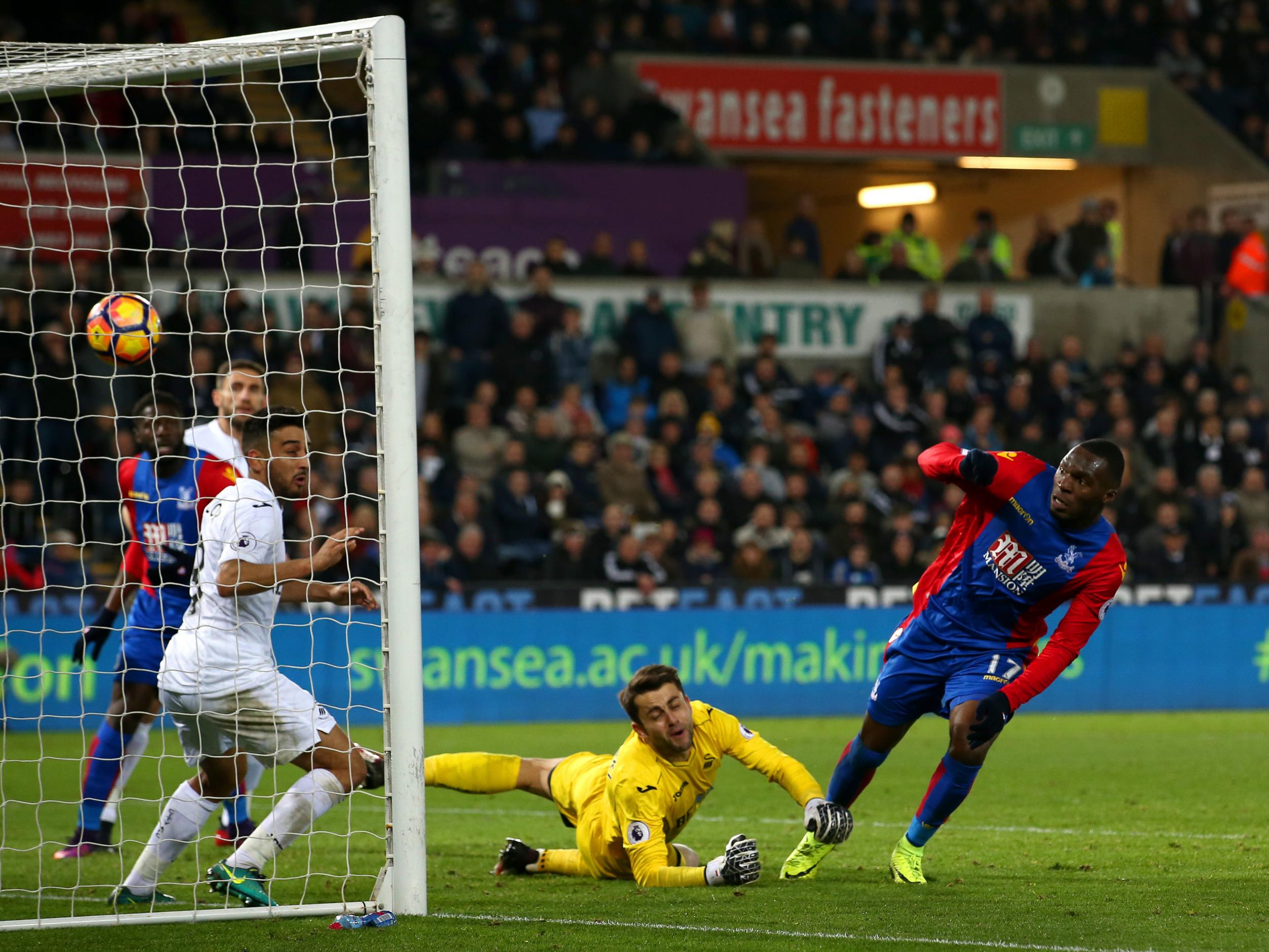 Benteke thought he had won it for Palace with five minutes remaining