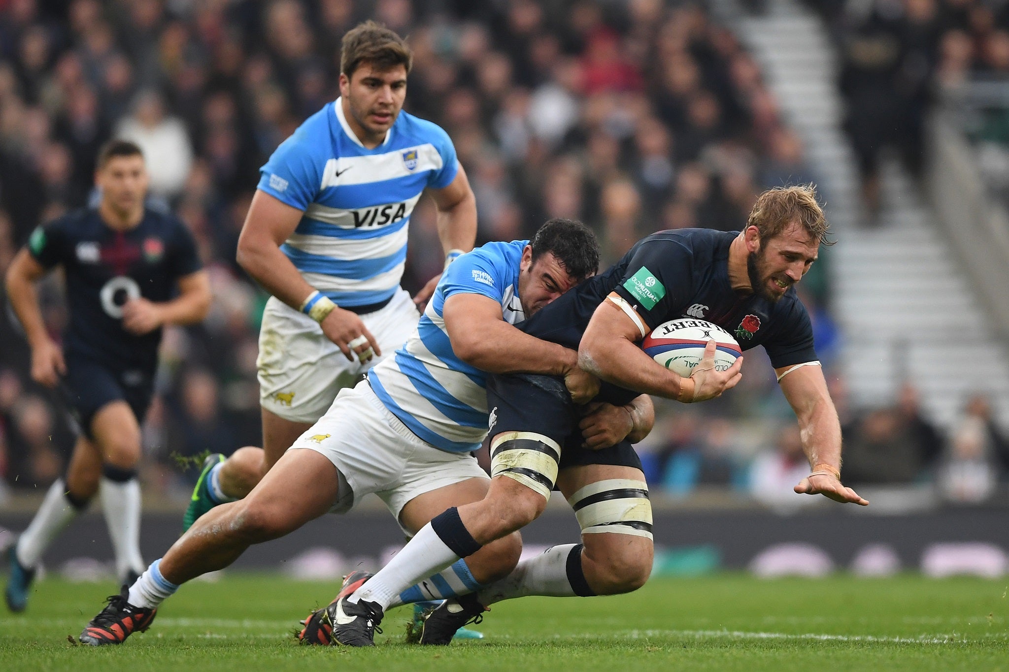 Chris Robshaw was labelled 'outstanding' by Eddie Jones