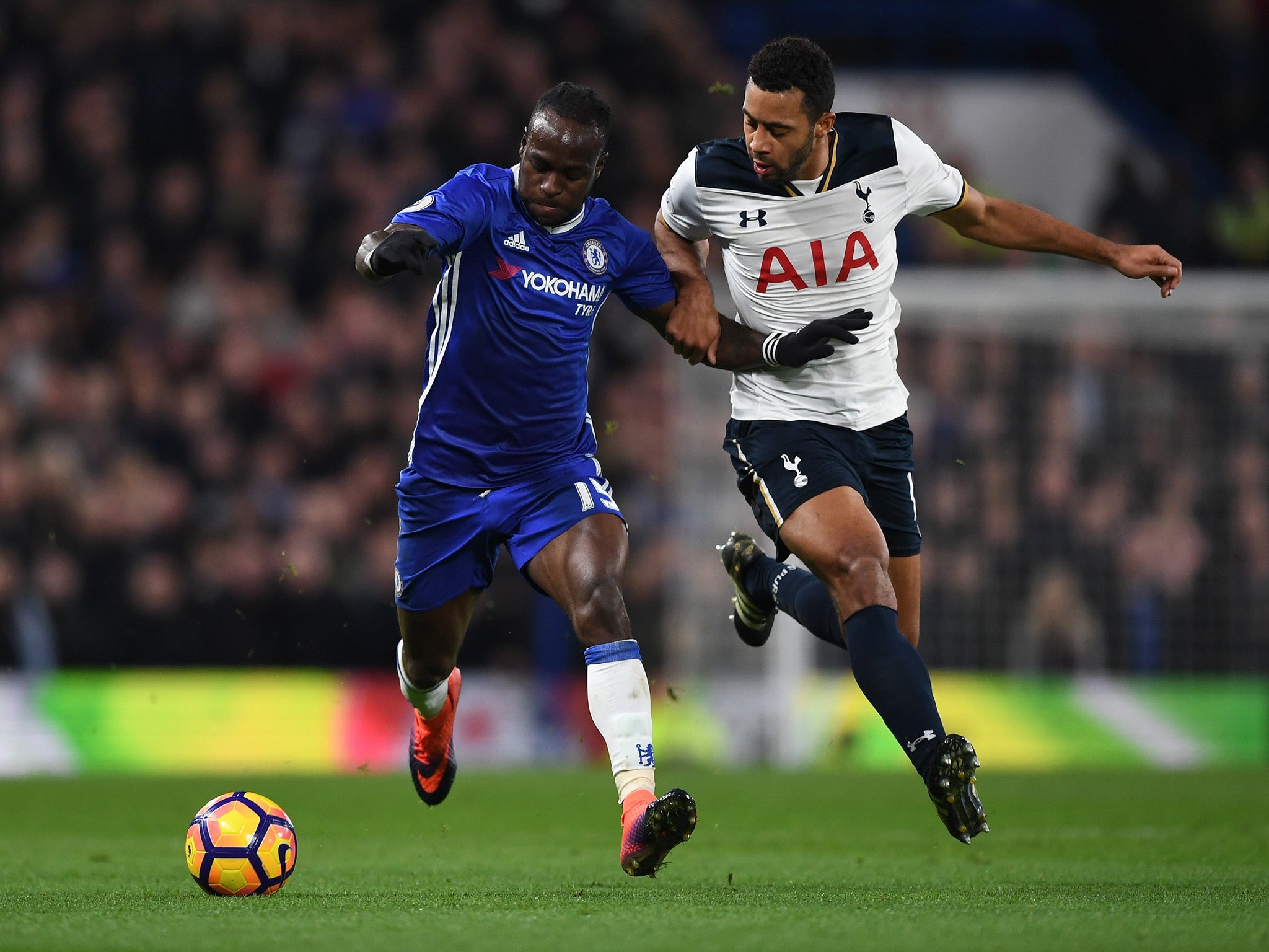 Moses' rebirth under Conte continued, with the winger scoring the decisive goal