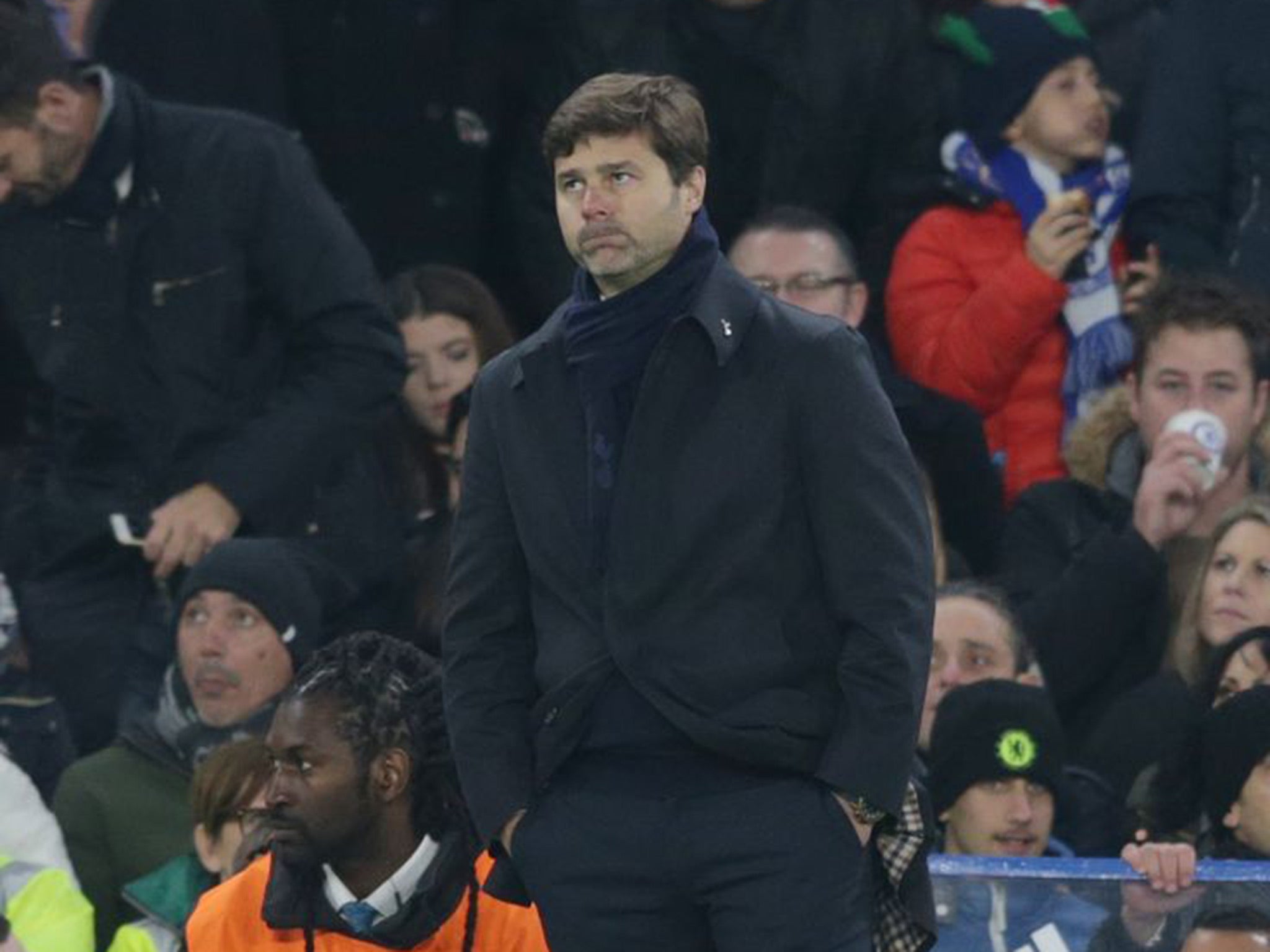 Pochettino saw his side suffer their first league defeat of the season