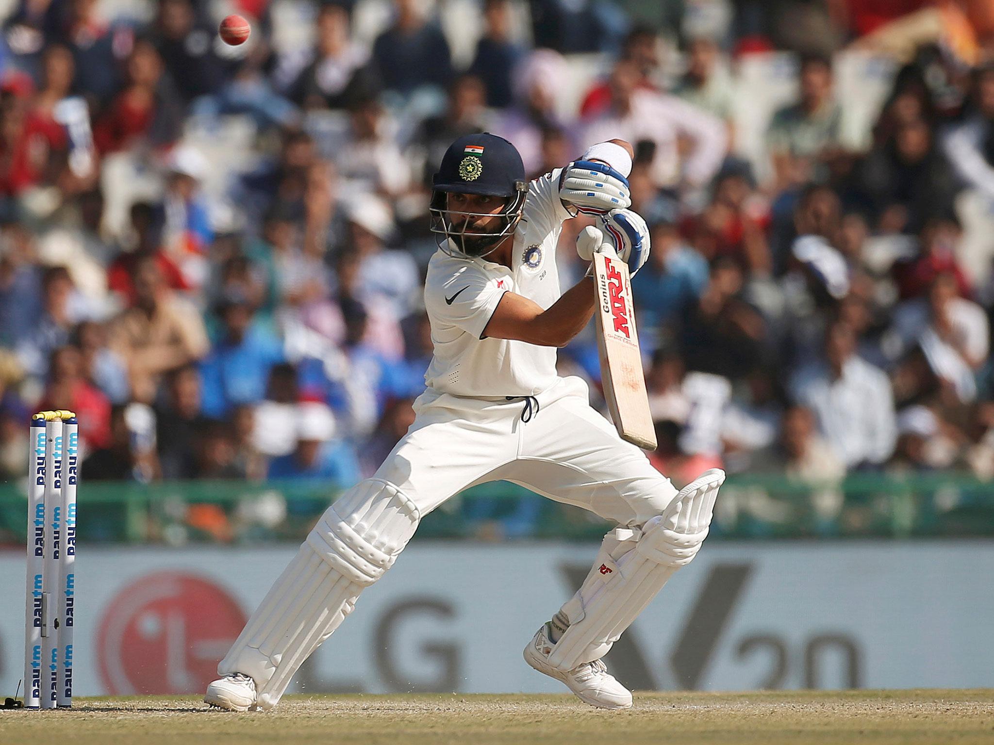 Kohli was eventually dismissed after edging behind to third man