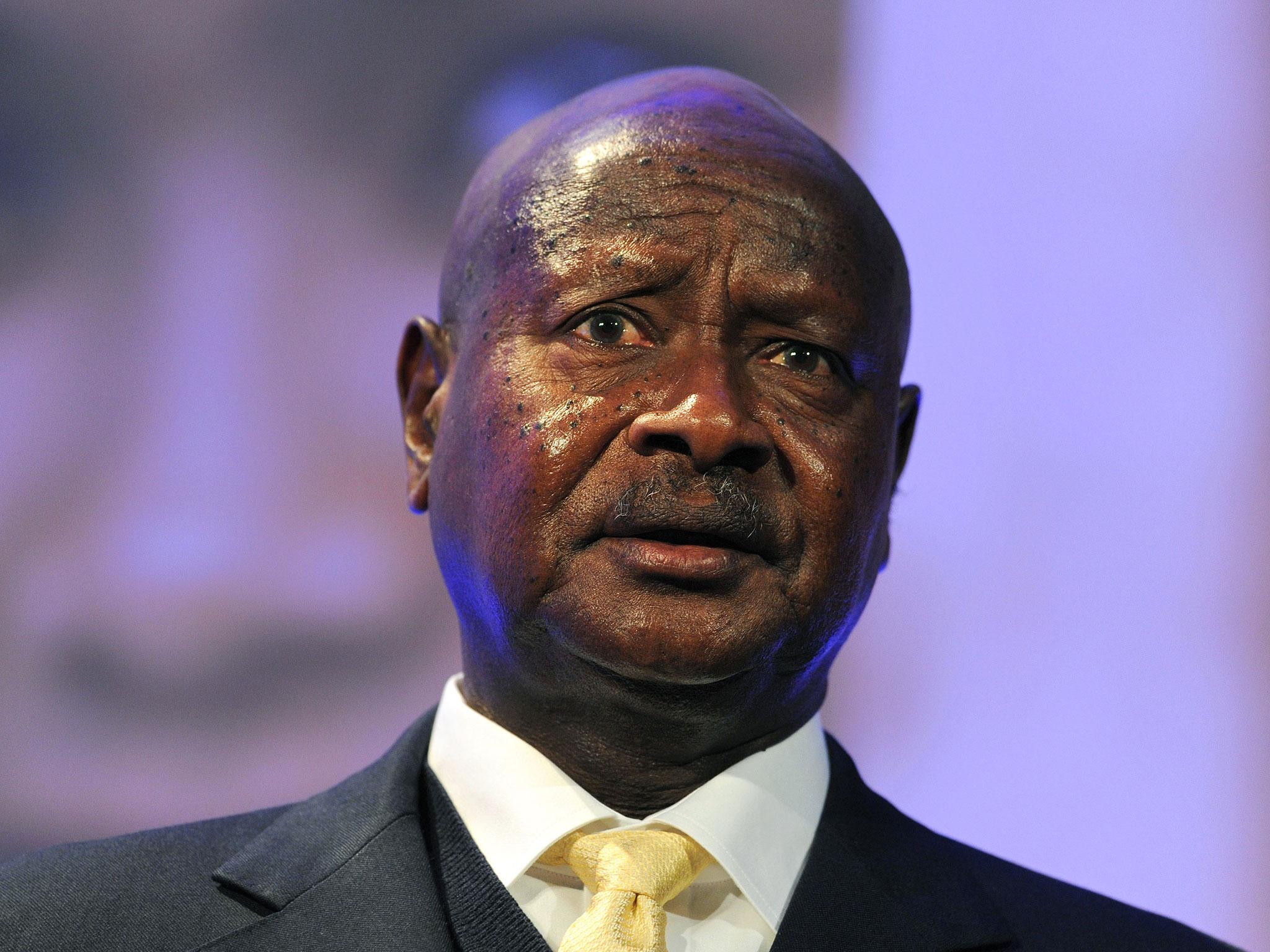 President Yoweri Museveni said Donald Trump must be thanked for telling Africans "frankly"