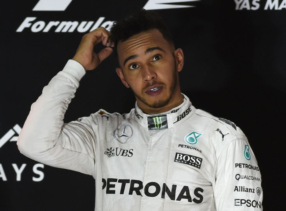 Lewis Hamilton reacts to losing his F1 world championship to Nico Rosberg