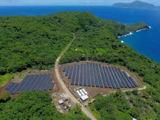 Remote tropical island now completely powered by solar energy 