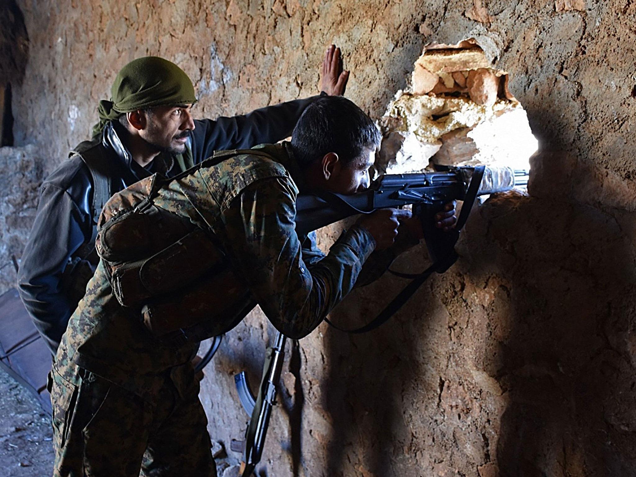 The village of Joubah was recently recaptured during an offensive towards al-Bab