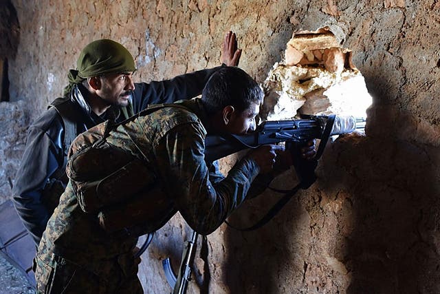 The village of Joubah was recently recaptured during an offensive towards al-Bab