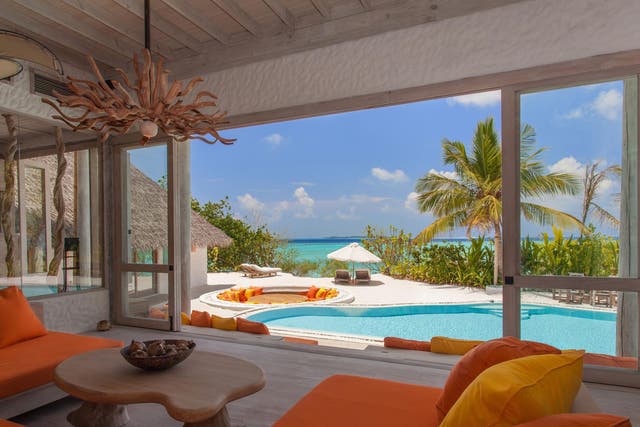 Lots in the Young and Homeless Helpline appeal auction include a five-night stay in the Maldives