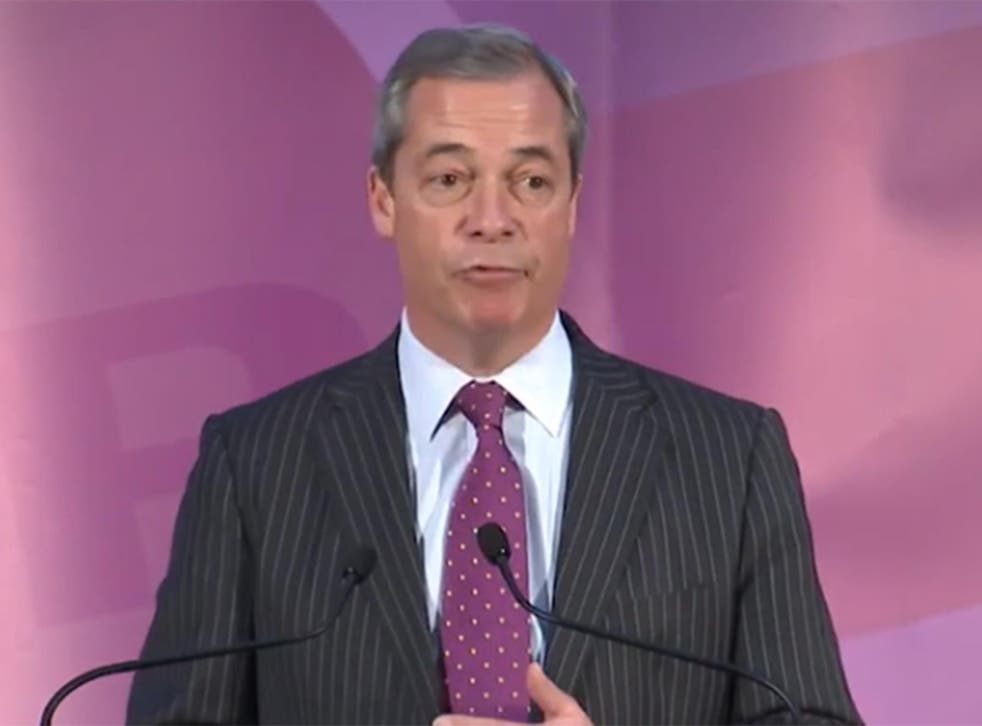 Nigel Farage has said he wants to play a constructive role in global affairs
