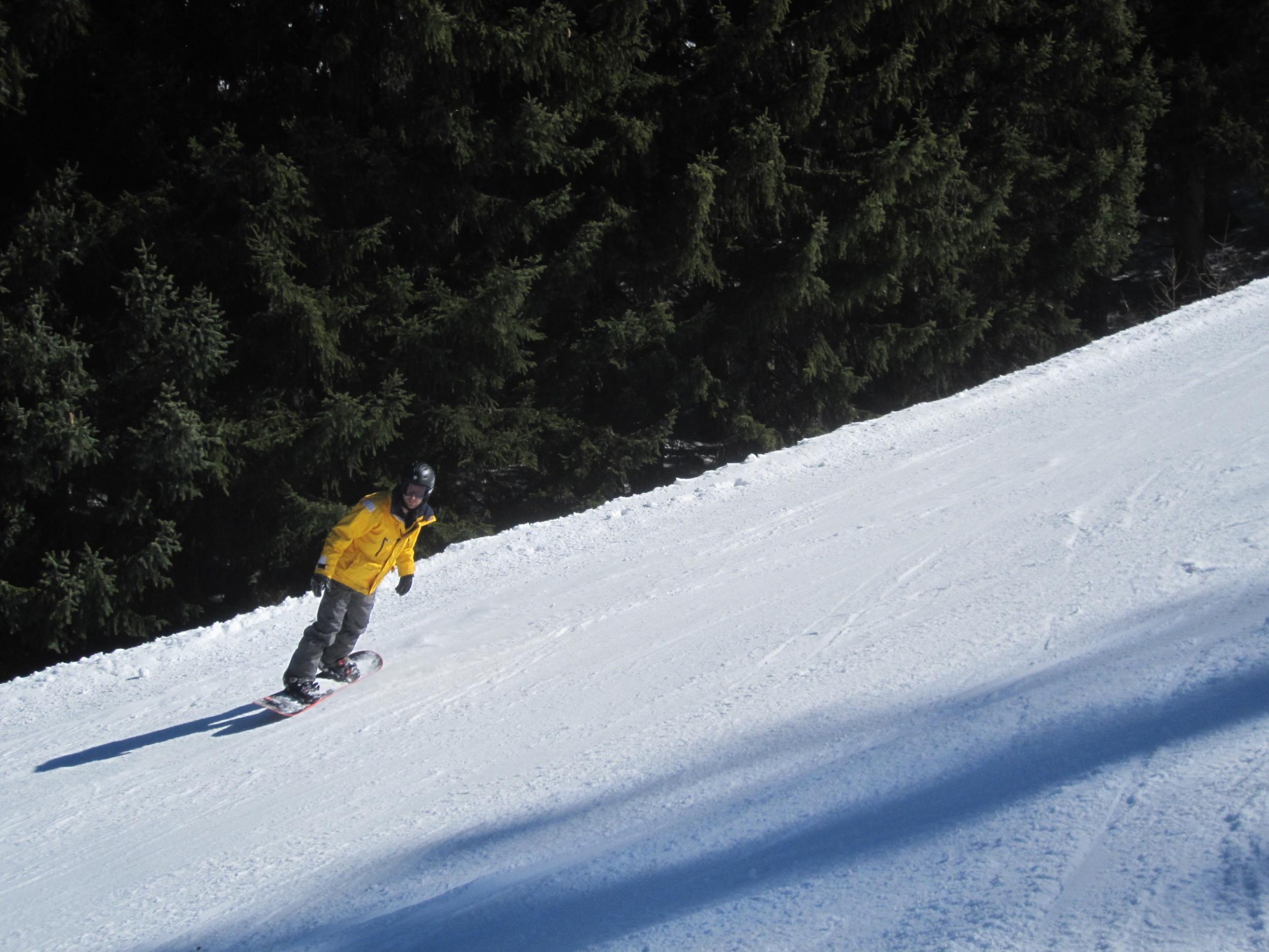 Writer Patrick hits the snow at Arc 1850 (Patrick Welch)