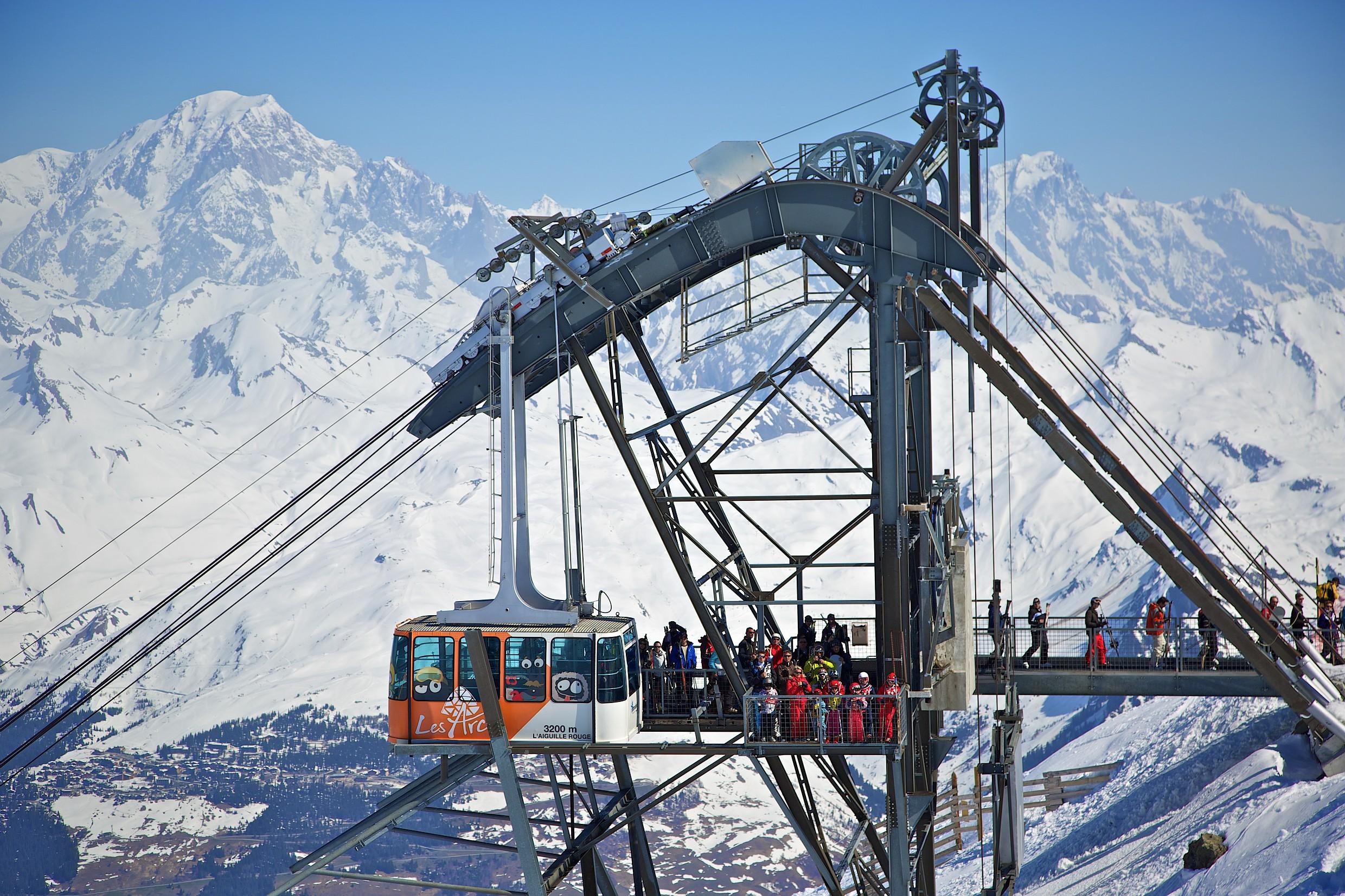 Cable cars transport visitors between the area’s different resorts (Pierre &amp; Vacances, Pete Webb)