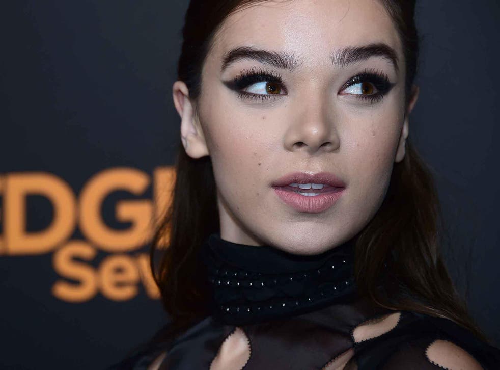 Actress Hailee Steinfeld walks the carpet on arrival for a Los Angeles Premiere of the film 'The Edge of Seventeen' in Los Angeles, California