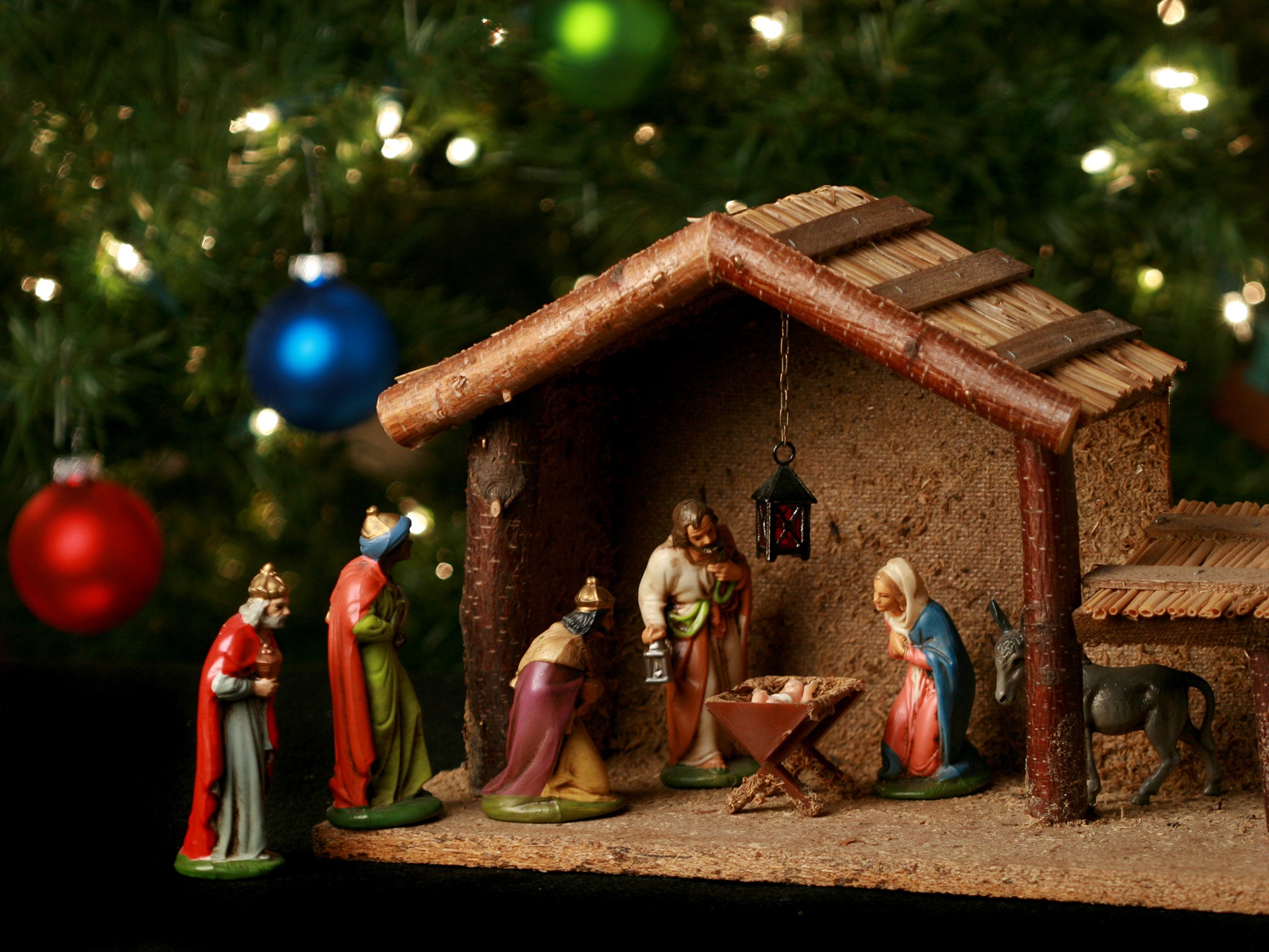 From the nativity scene to Christmas cards, the Virgin Mary is ubiquitous at Christmas