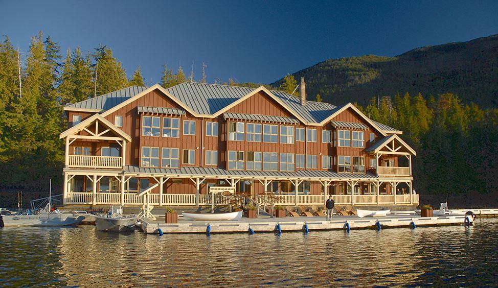 King Pacific Lodge is on Athlone Island, 350 miles north of Vancouver
