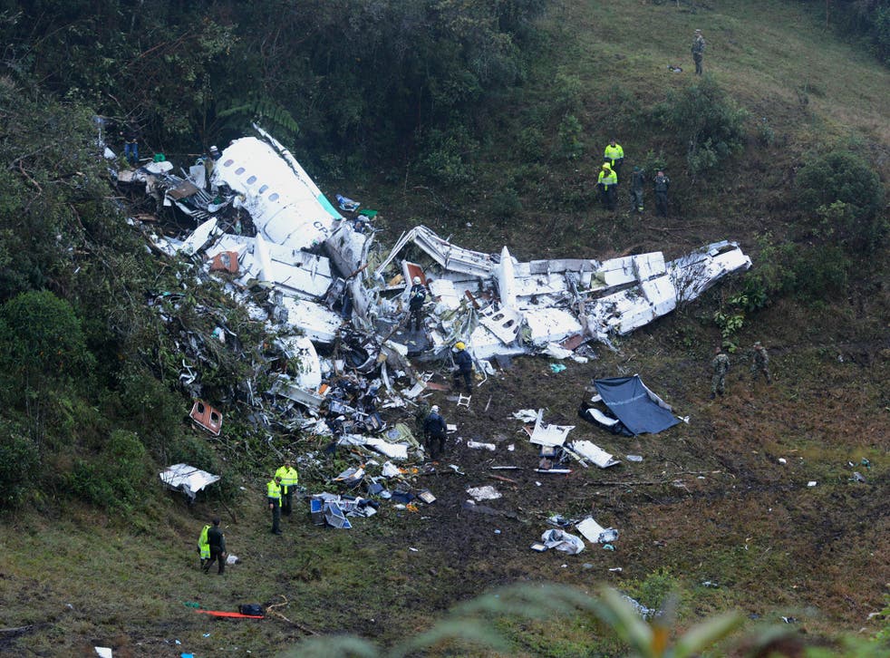 The plane crash outside the Colombian city of Medellin was caused by a series of human errors