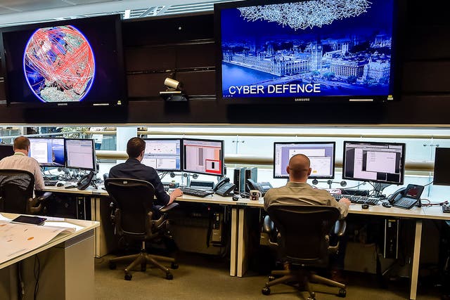 The 24 hour Operations Room inside GCHQ, Cheltenham