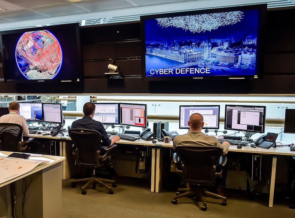 The 24 hour Operations Room inside GCHQ, Cheltenham