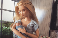 Woman creates breastfeeding Barbie doll to battle stigma