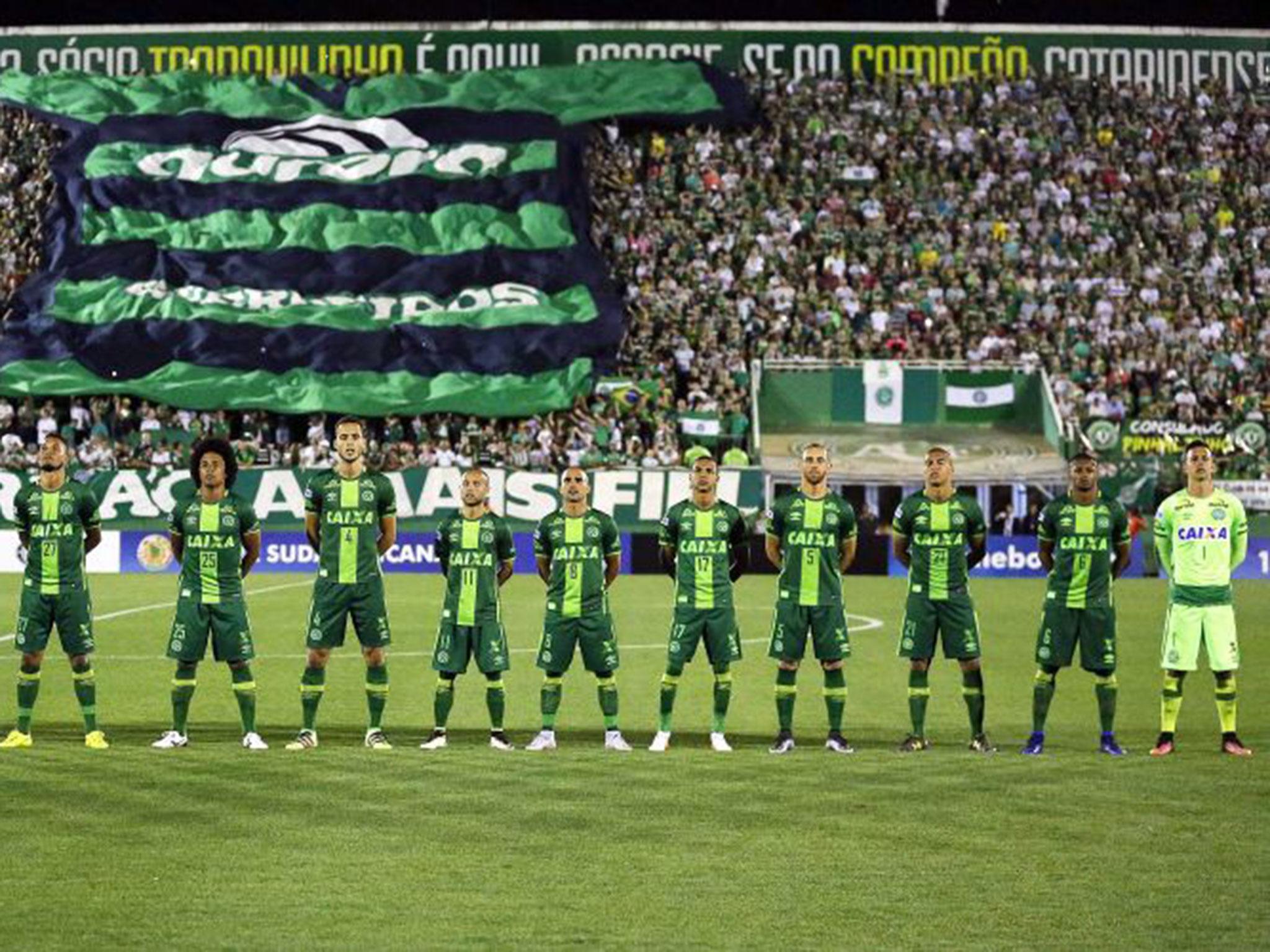 Chapecoense were due to play in the Copa Sudamericana final first leg the day after their tragic plane crash