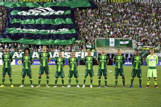 Chapecoense were due to play in the Copa Sudamericana final first leg the day after their tragic plane crash
