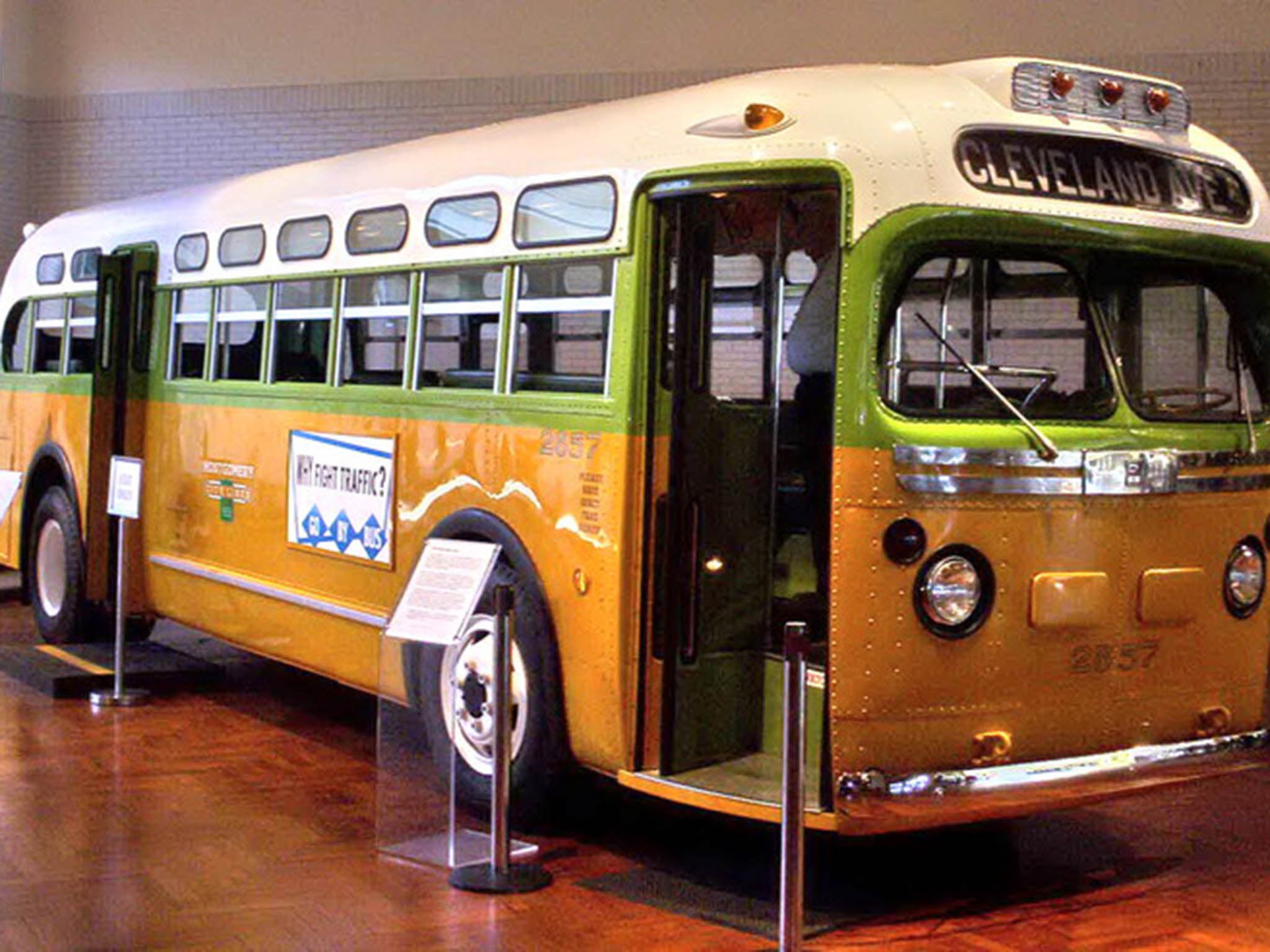 The bus that Rosa Parks refused to give up her seat on