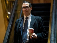 Trump to tap ex-Goldman banker Steven Mnuchin as Treasury Secretary