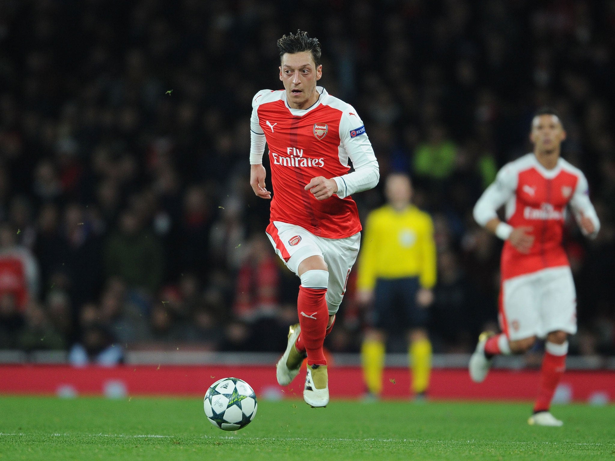 Mesut Özil is currently in contract talks with Arsenal despite links with Real Madrid