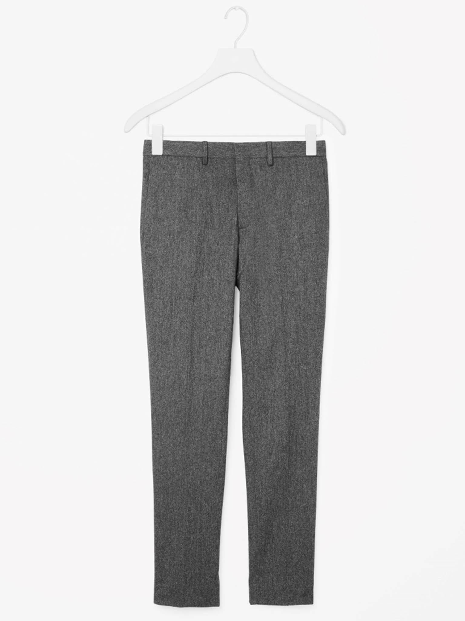 COS wool melagne trousers, £79, cosstores.com