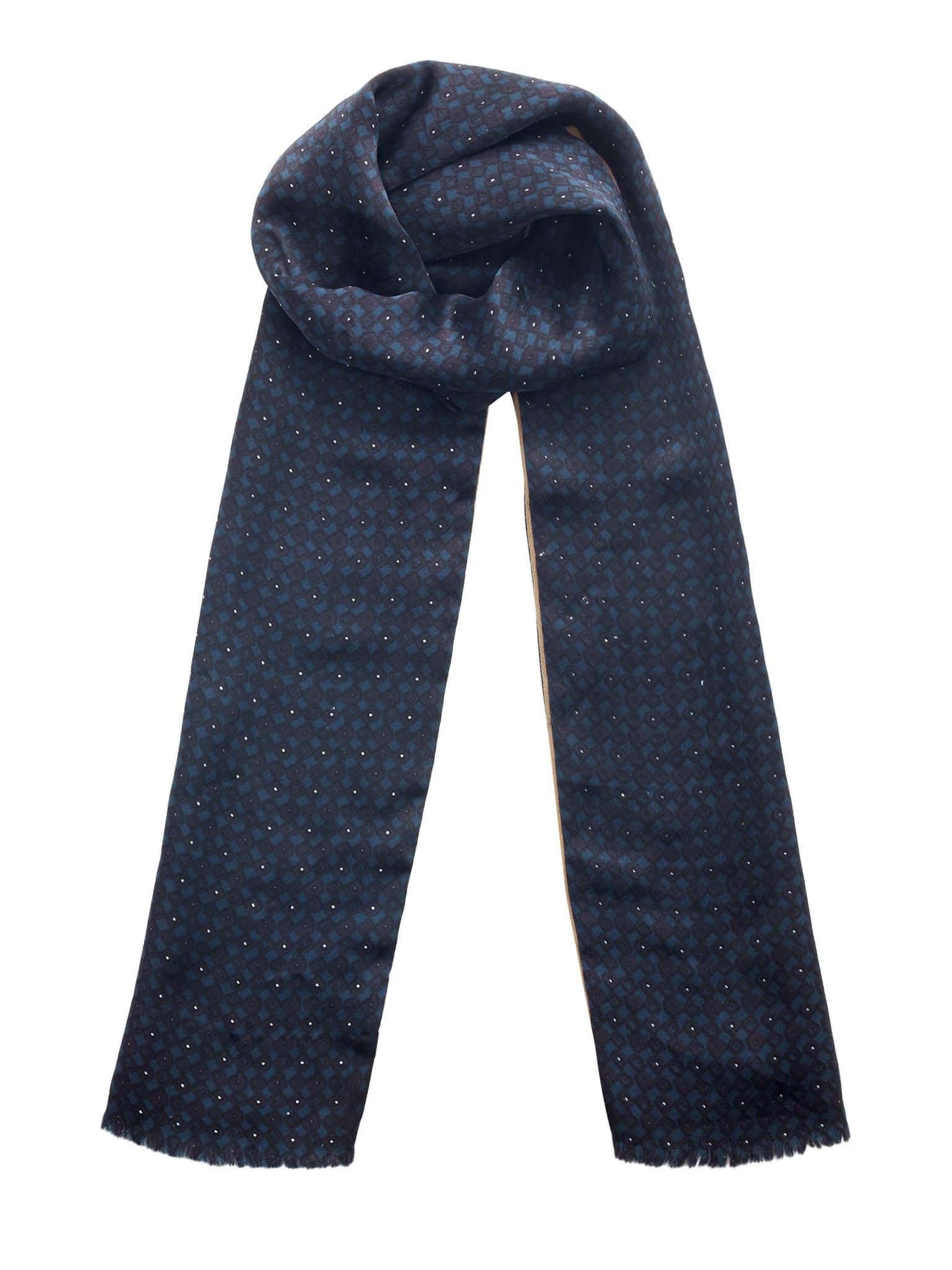 Jigsaw geo print silk wool scarf, £59, jigsaw-online.com