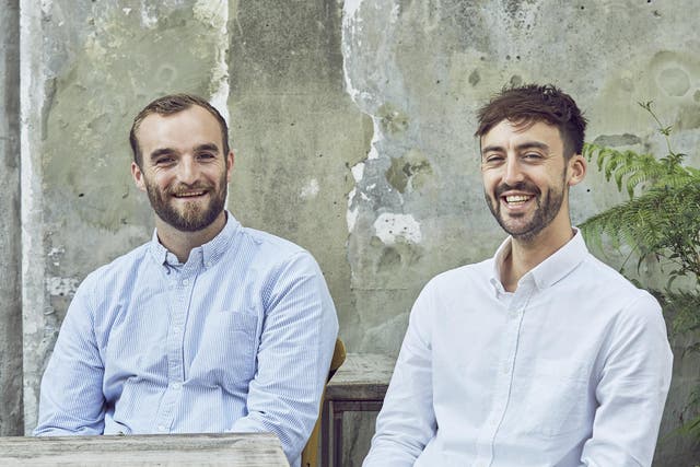 Jamie Leith and James McCrossen, founders of Manny & Me