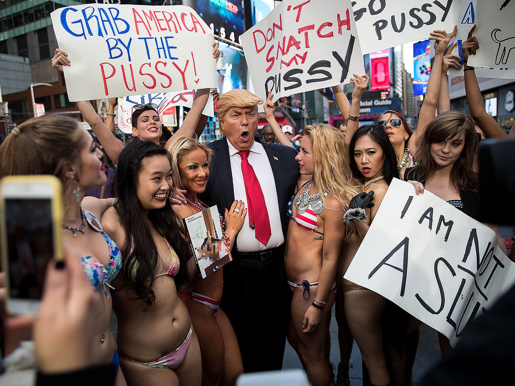 Donald Trump and the power and origin of the naked protest The Independent The Independent pic picture