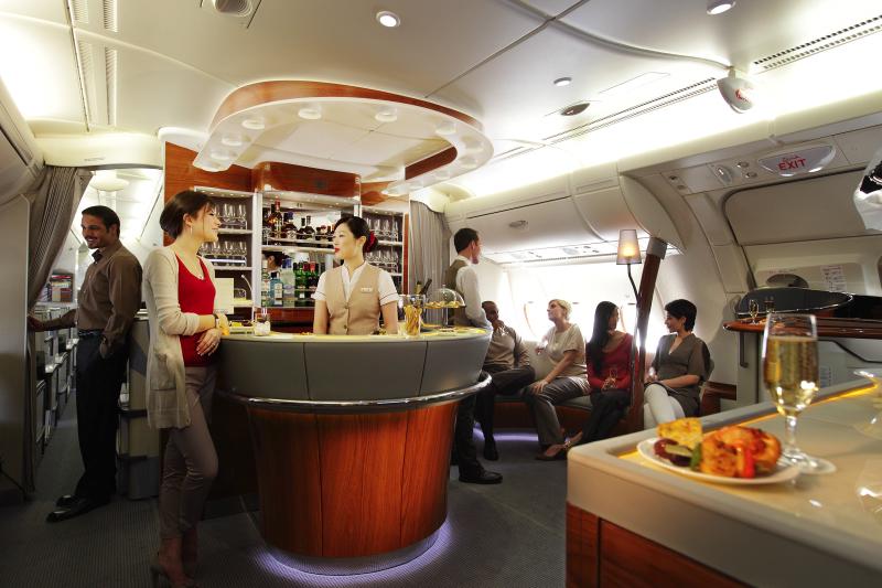 Passengers are likely to spend just minutes in the onboard lounge