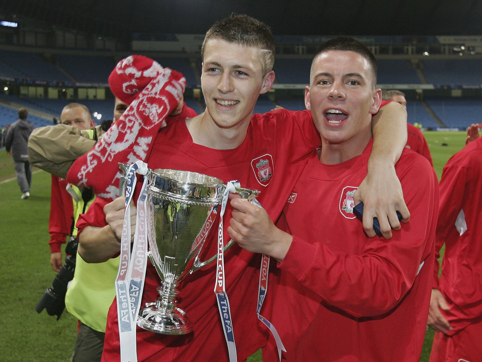 Lindfield, left, failed to make a senior appearance at Liverpool before leaving in 2009