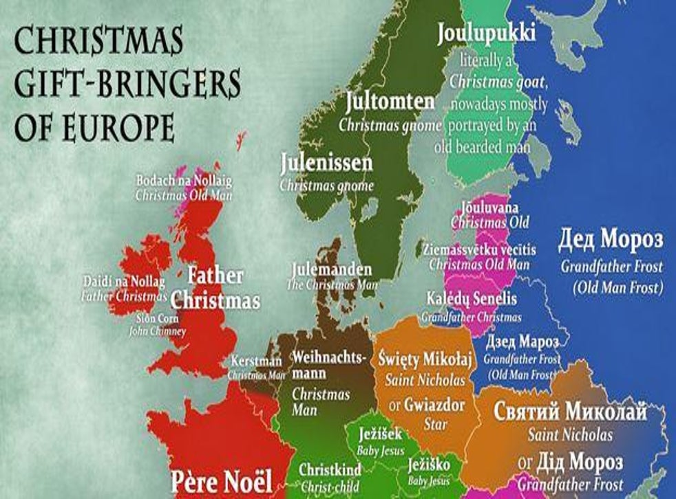 This is what Father Christmas is called in other European countries